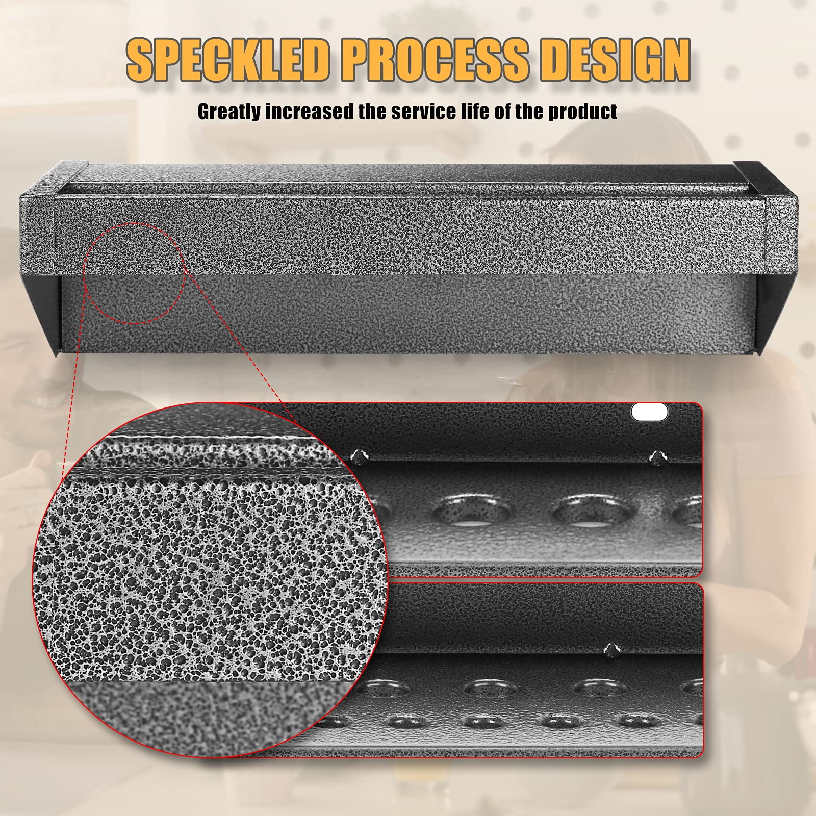 AHOWPD easy-install wall bracket and screws ensure fast setup.