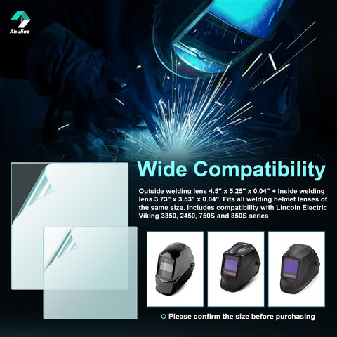 Ahuliao 3350 inside welding lens, enhances contrast for steady cuts.