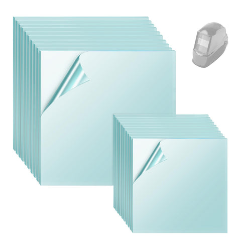 Ahuliao 3350 outside welding lens for Lincoln Viking, clear visibility and impact protection.