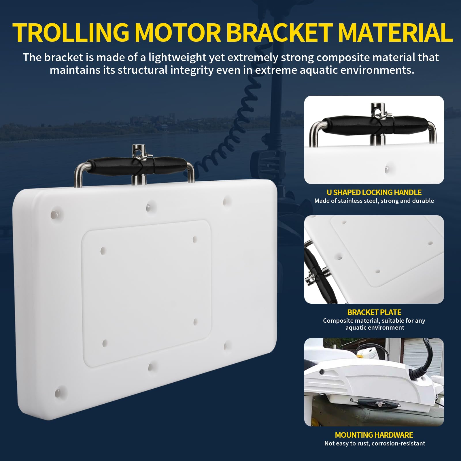 Ahuliao low-profile bracket design minimizes deck clutter during transit.