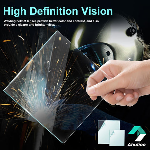 Ahuliao polycarbonate welding lens, high impact resistance for long-term use.