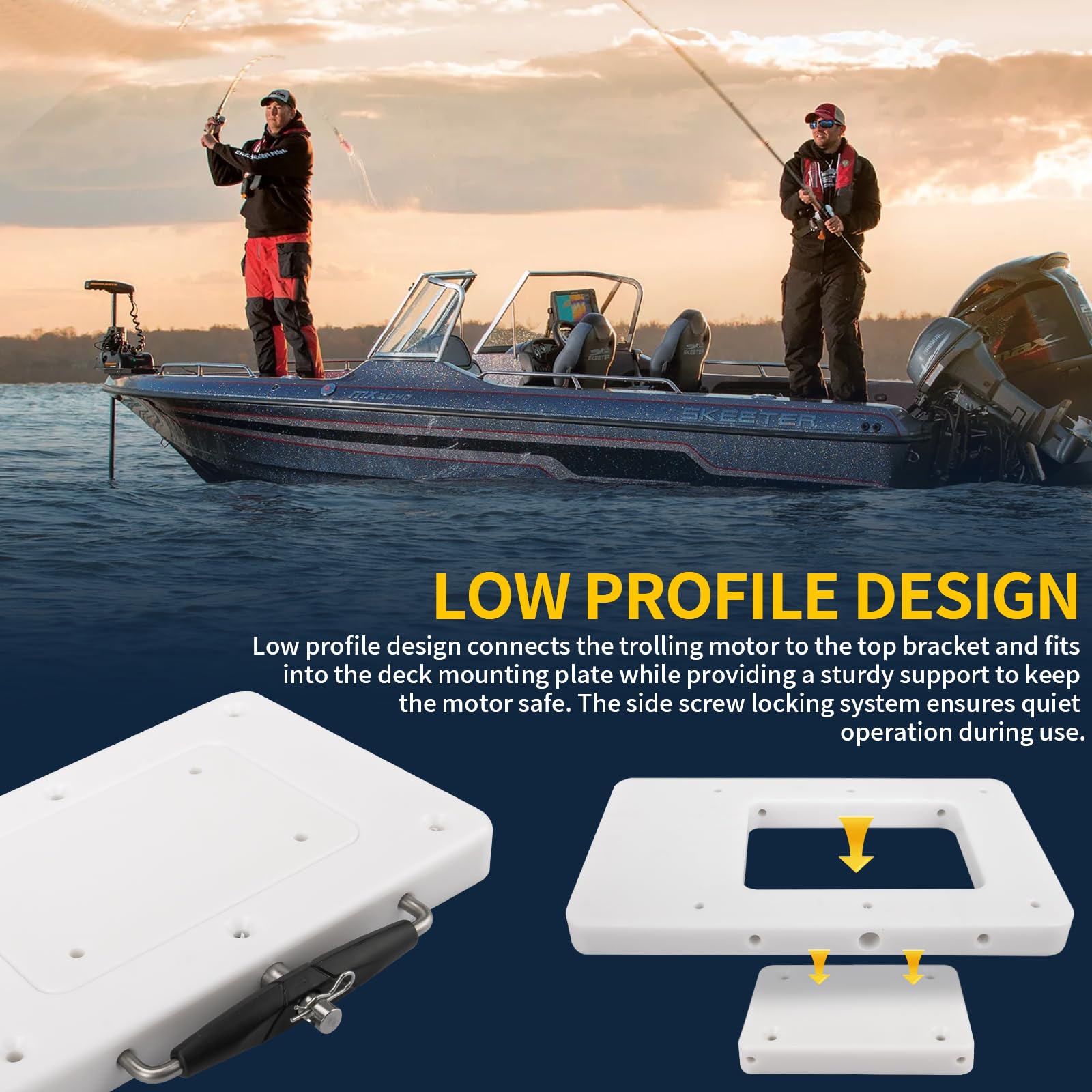 Ahuliao stainless steel mounting hardware for durable installation.