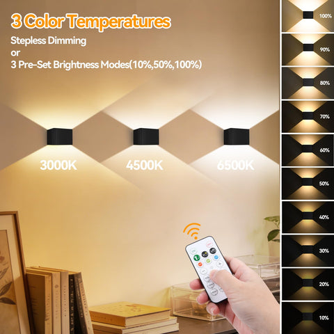 Aialun 5000mAh battery-powered sconce for long-lasting energy on demand