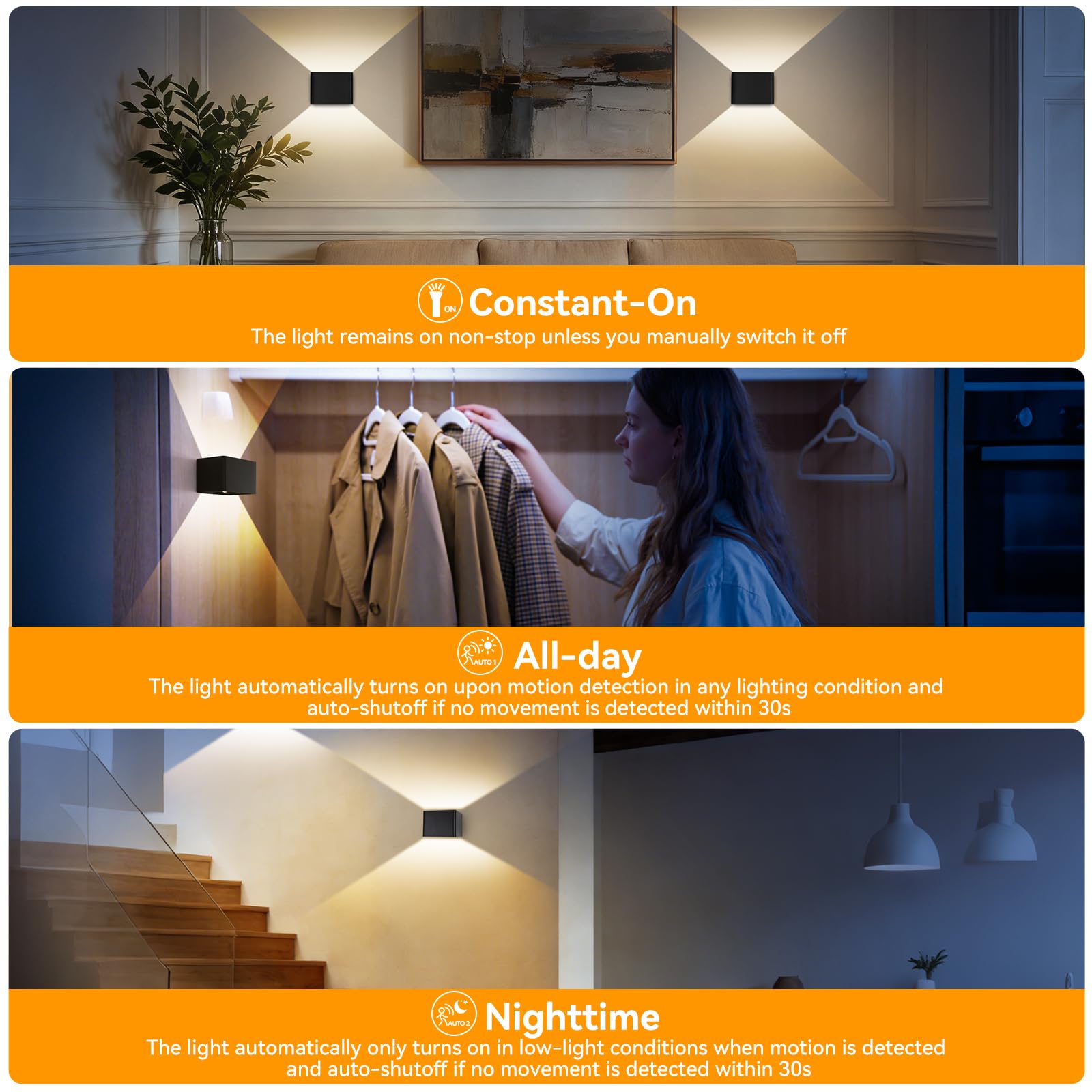Aialun remote-control wall light offering convenient operation from a distance