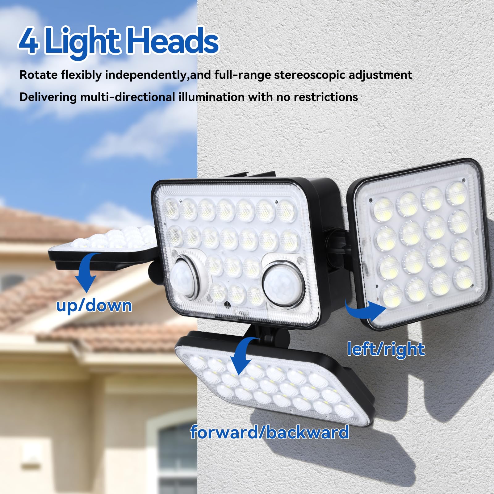 Aialun solar lights with bright 3600lm for clear pathways after dark.