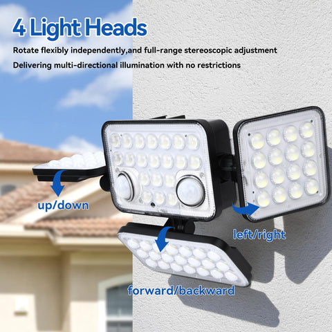 Aialun solar lights with bright 3600lm for clear pathways after dark.