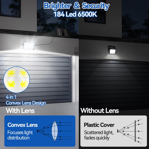 Aialun split solar panel and battery layout for flexible outdoor mounting