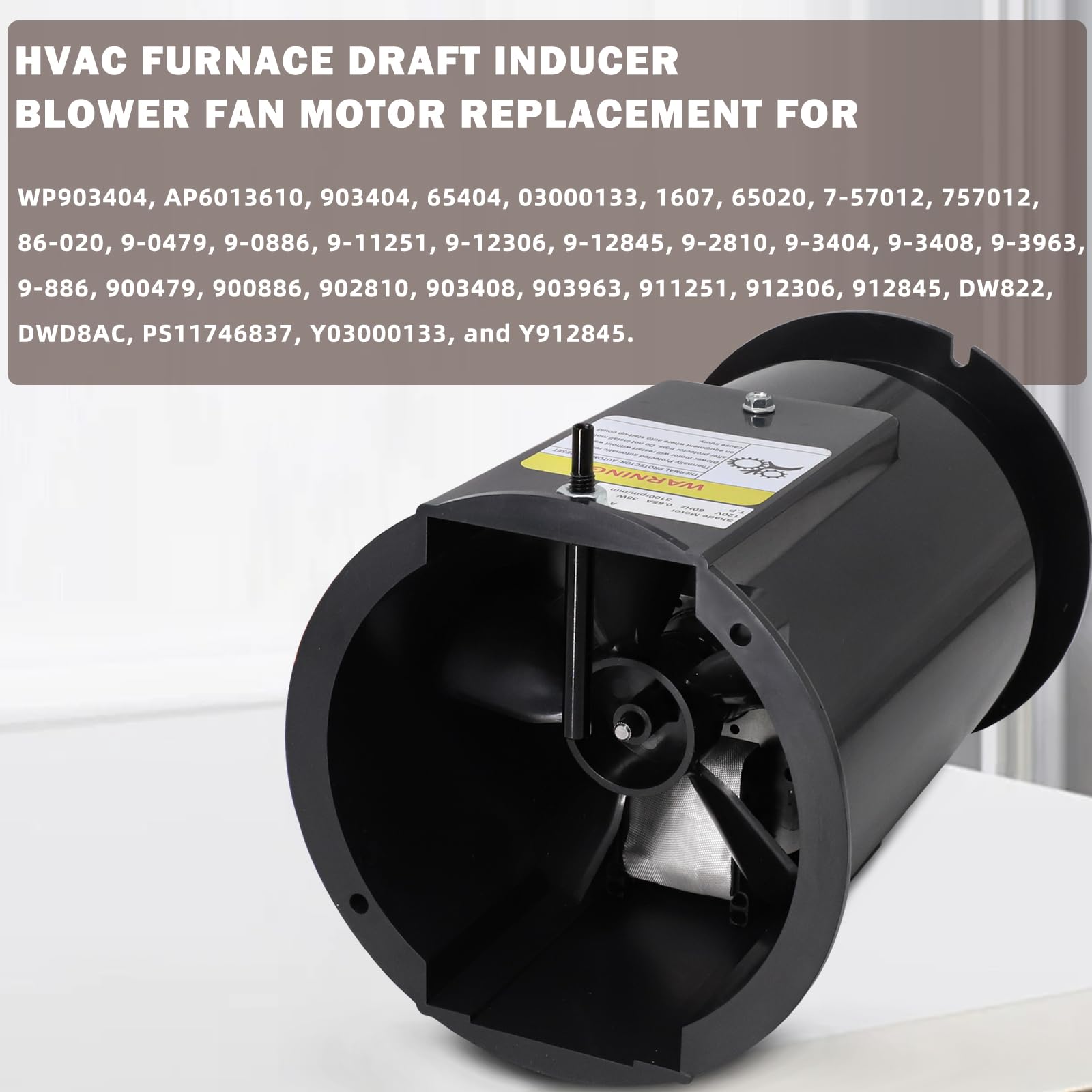 Aibabcue 120V 3100 RPM inducer motor for efficient venting
