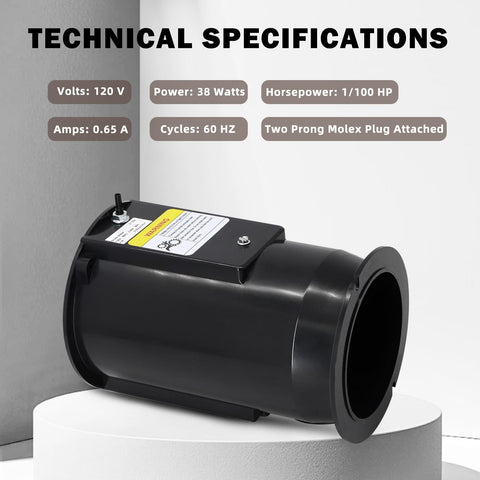 Aibabcue 65404 exhaust inducer motor compatible with Intertherm and Miller furnaces