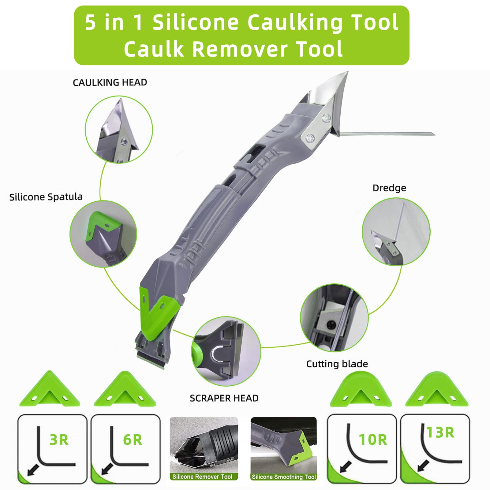AIBGALE 5-in-1 scraper helps shape beads and tidy edges