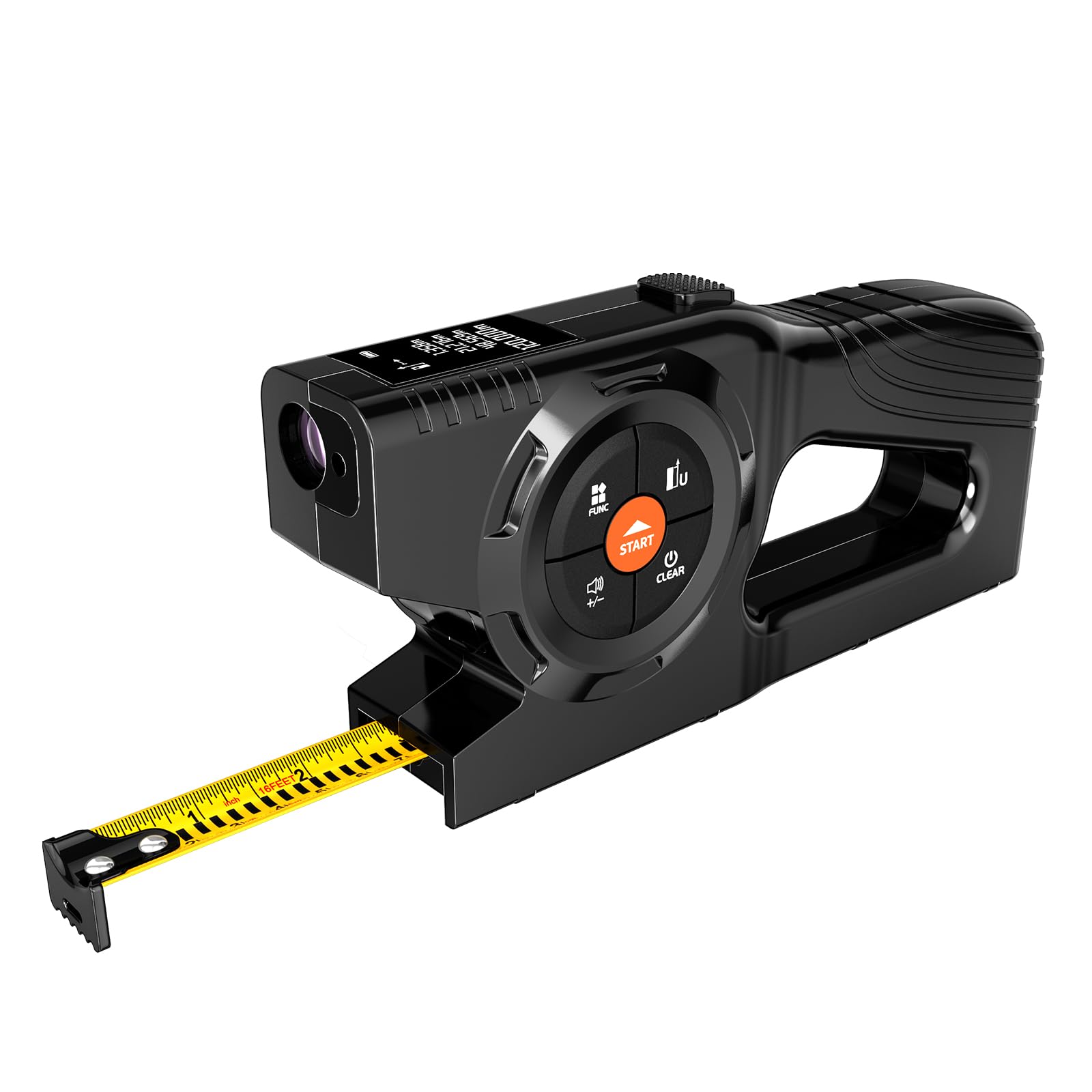 Aicevoos 3-in-1 digital tape measure with compact design for one-handed use