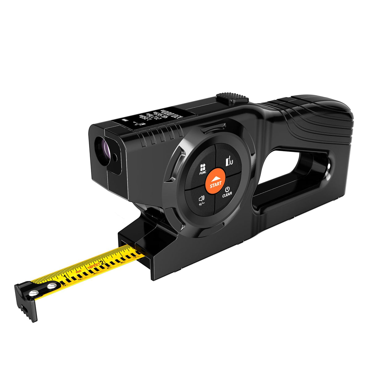Aicevoos 3-in-1 digital tape measure with compact design for one-handed use