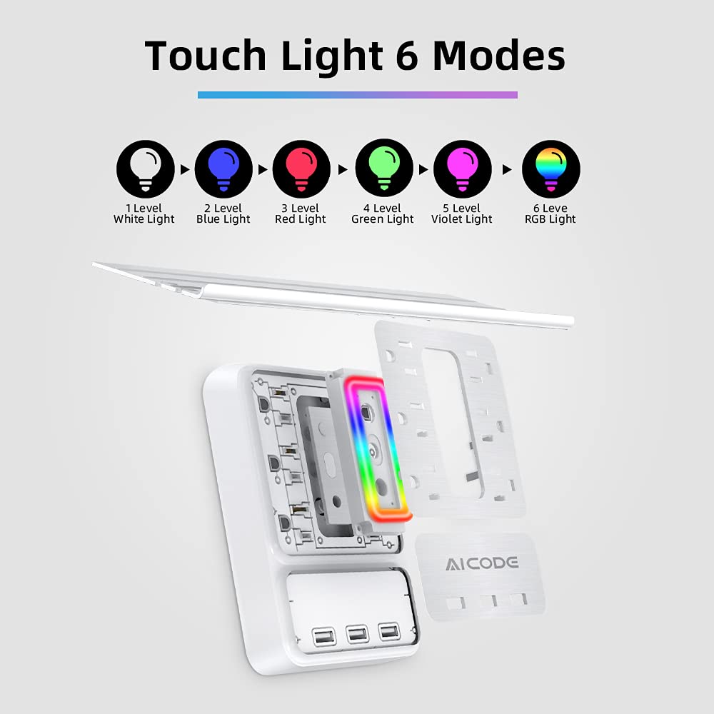 AICODE intelligent night light provides gentle bathroom illumination