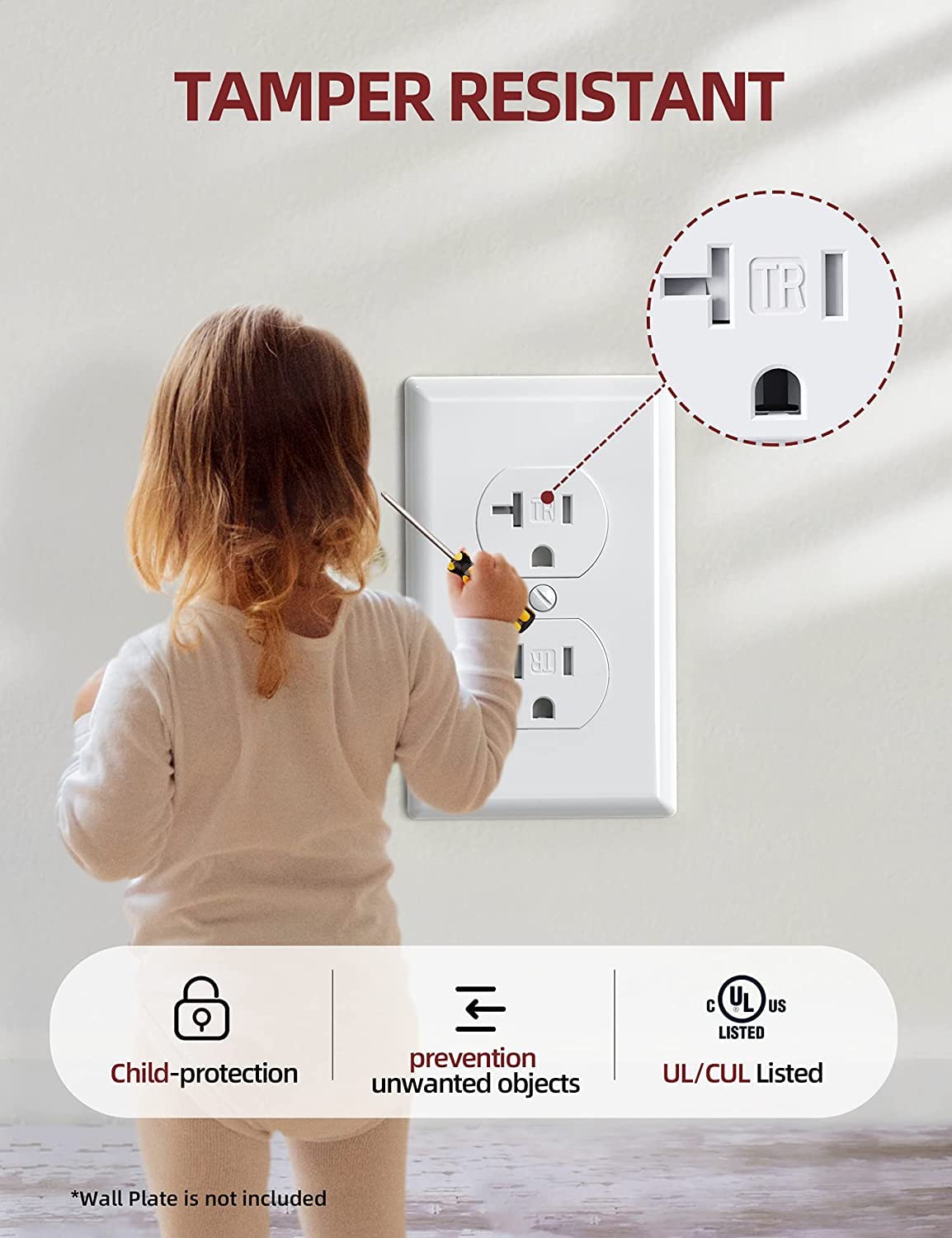 AIDA 3-wire 2-pole configuration ensures compatibility with standard 120V devices