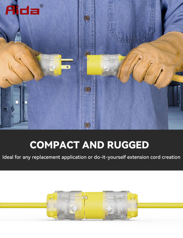 AIDA brass contacts reduce friction for better conductivity.