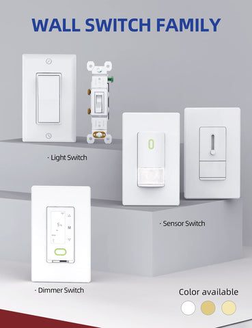 Easy installation with traditional screw terminals on AIDA switch