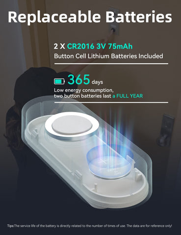 AIDA doorbell with 58 chimes: personalize your notification sound.
