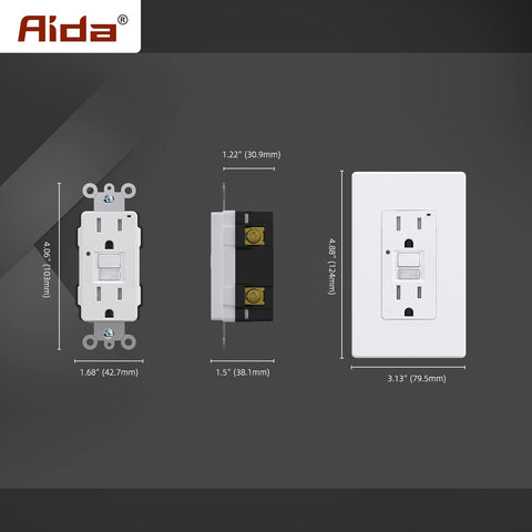 AIDA15 simple wiring and wall box install is straightforward