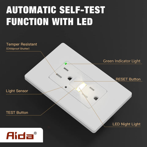 AIDA15 self-test feature performs frequent checks to maintain protection