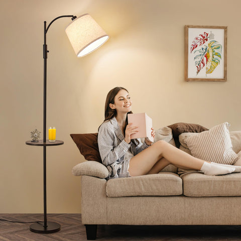 AIDENOEY adjustable head allows flexible lighting angles for work or reading.