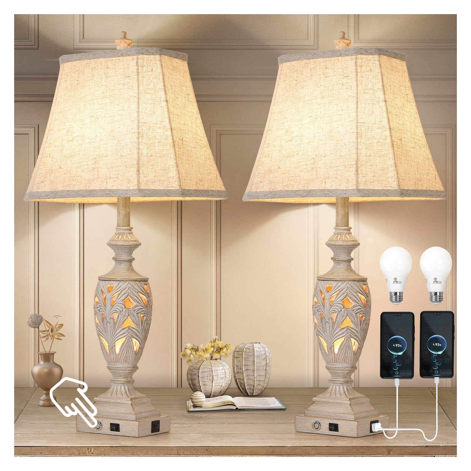 AIDENOEY leafwork base lamp showcases elegant craftsmanship for living room ambiance