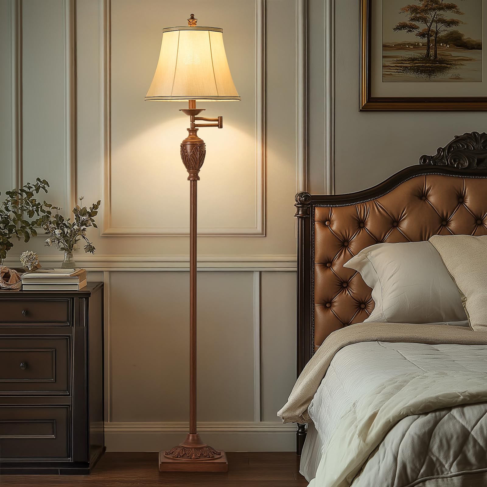 AIDENOEY lamp placed in a living room or office for versatile lighting uses.