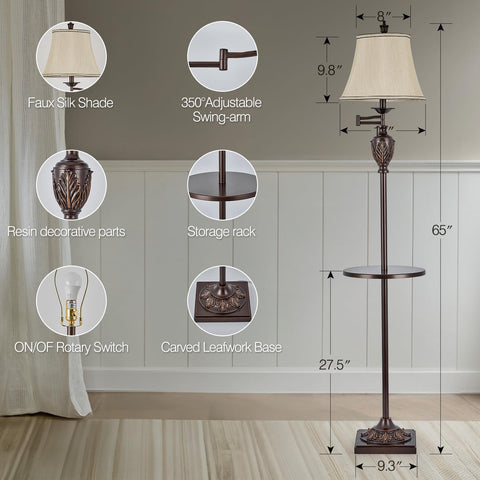 AIDENOEY swing arm tilt demonstrates flexible light direction for hobbies
