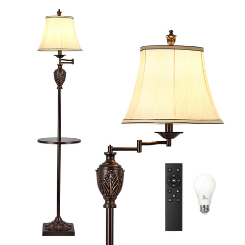 AIDENOEY traditional LED floor lamp base shows sturdy construction for everyday use