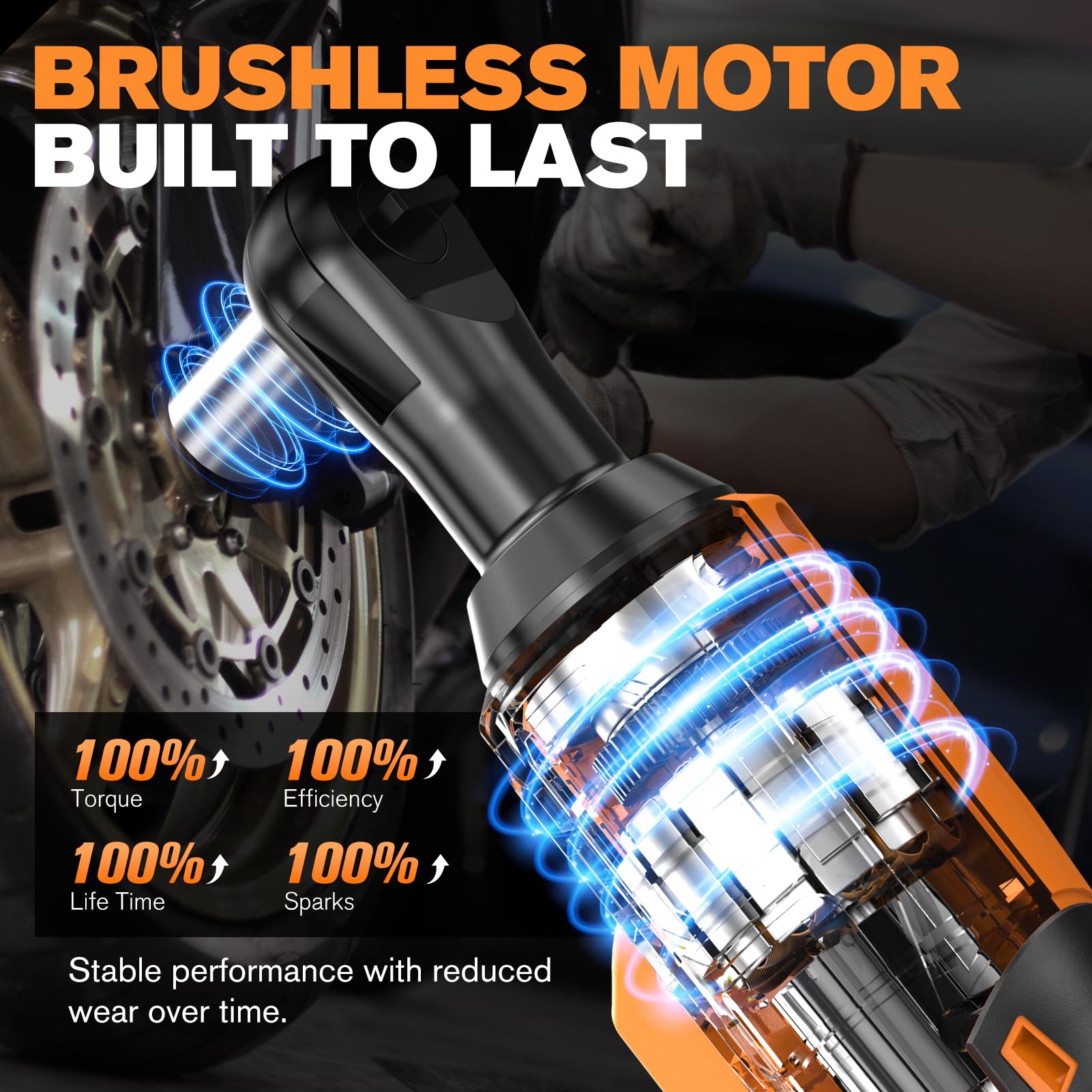 Graphic showing 90 Nm torque capability of AIDERAR ratchet.