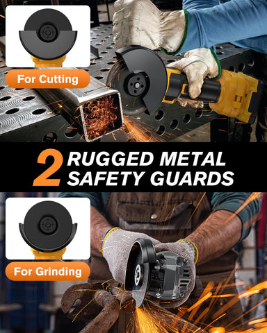 Aiderar grinder showing 3-speed control for versatile jobs