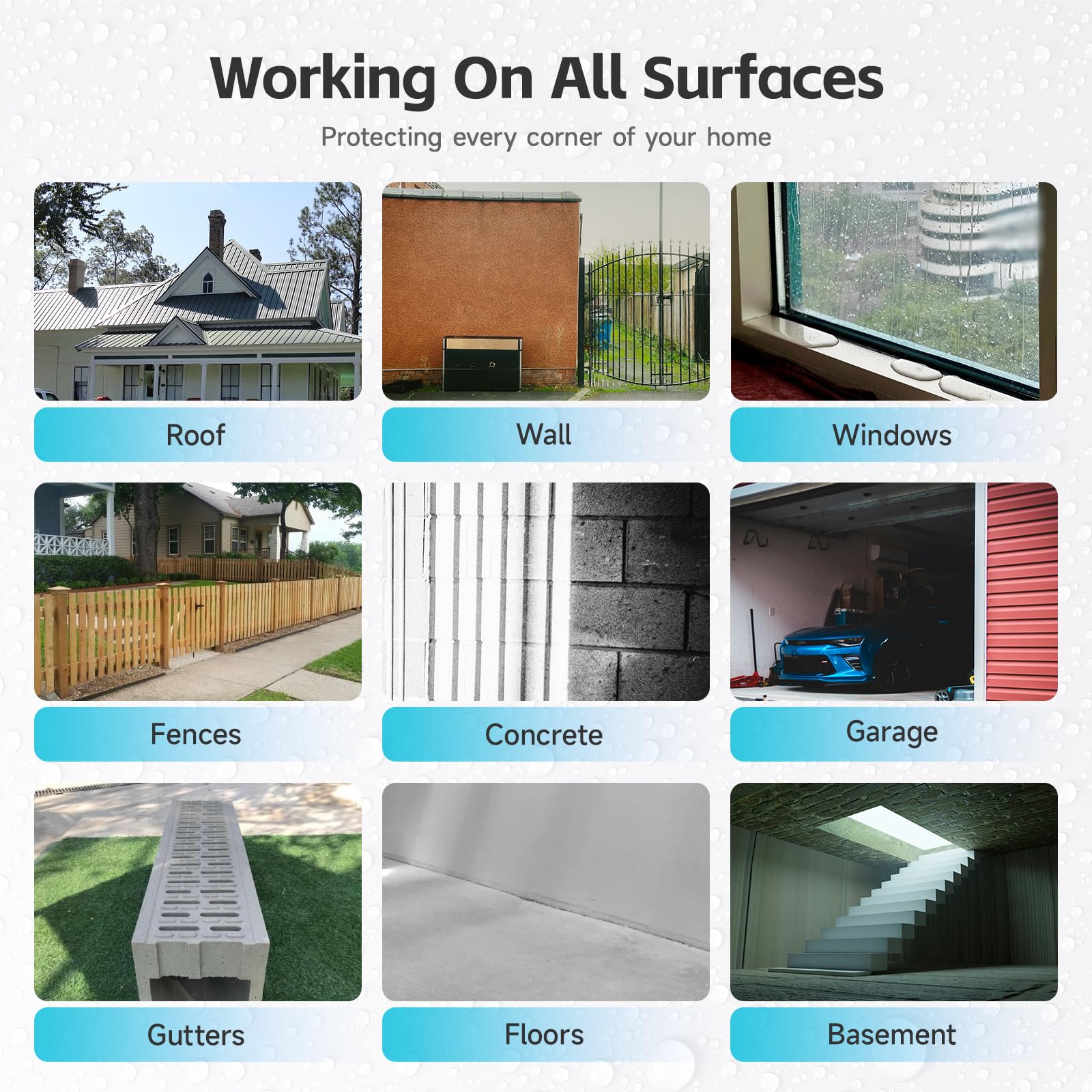 Aididan dried transparent film shows lasting seal.