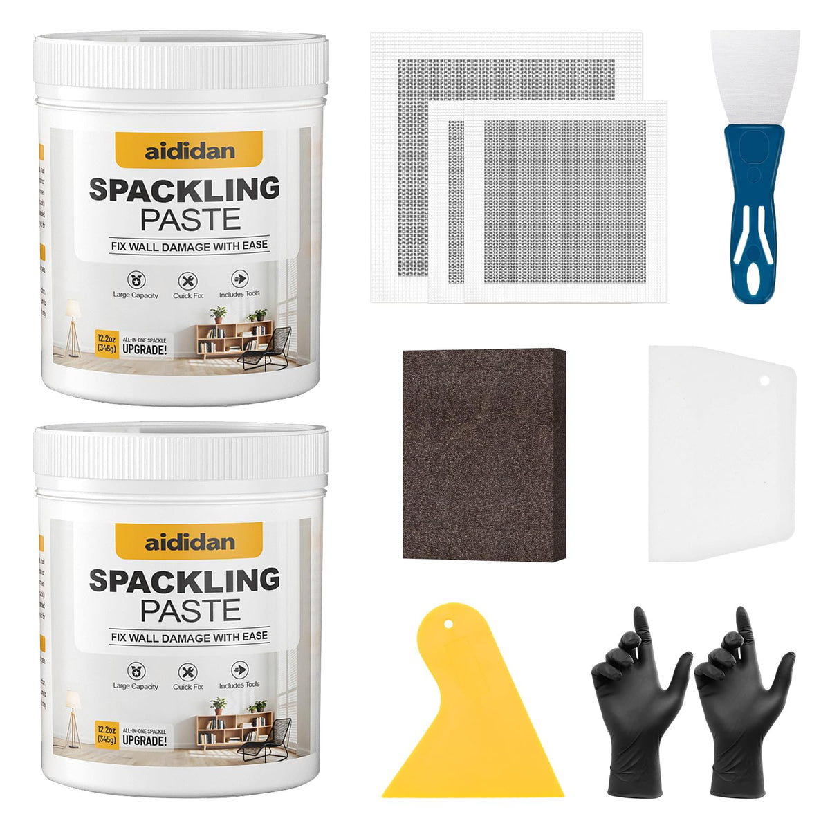 Aididan drywall hole repair kit packaging for quick, clean wall fixes.