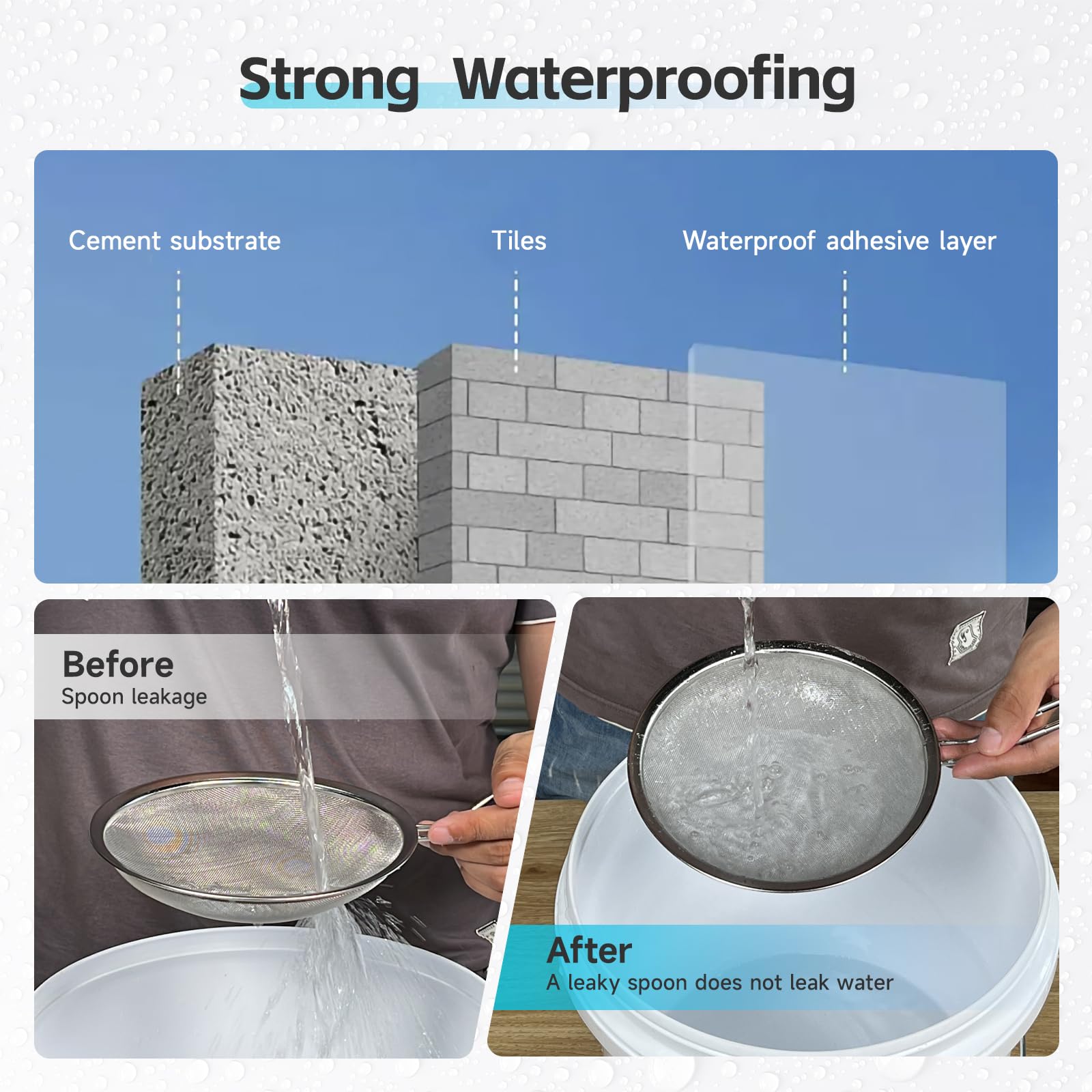Aididan transparent roof sealant forms a protective waterproof layer.