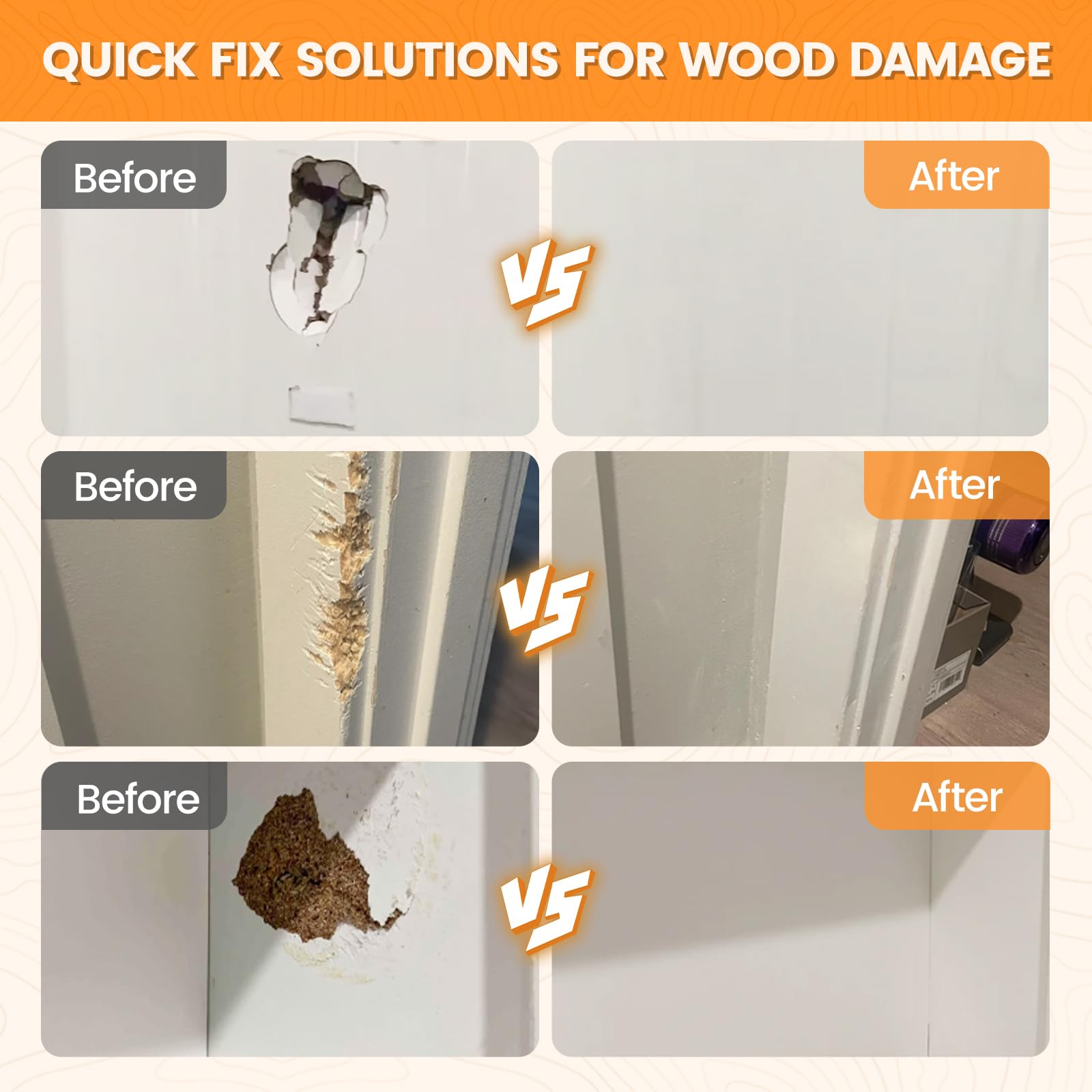 Aididan water-based wood putty closeup highlights non-toxic, odor-free composition.