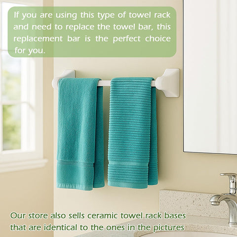 Aidimming easy-installation towel bar highlighting simple upgrade in minutes