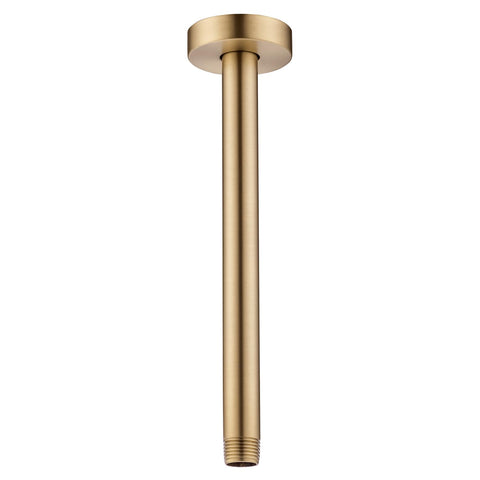 AIDISHANGPIN 10-inch champagne bronze ceiling shower arm ideal for rainfall shower systems.