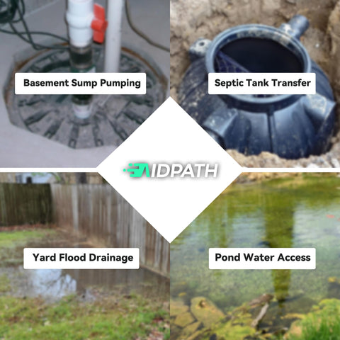 AIDPATH stainless steel body resists corrosion in tough wastewater environments