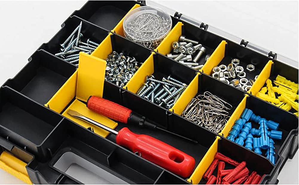 Aidy-Pro Tools Organizer compact dimensions fit garage shelves and closets.