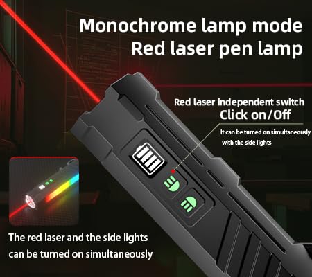AIERSEN Rechargeable Flashlight durable aluminum body for rugged outdoor use