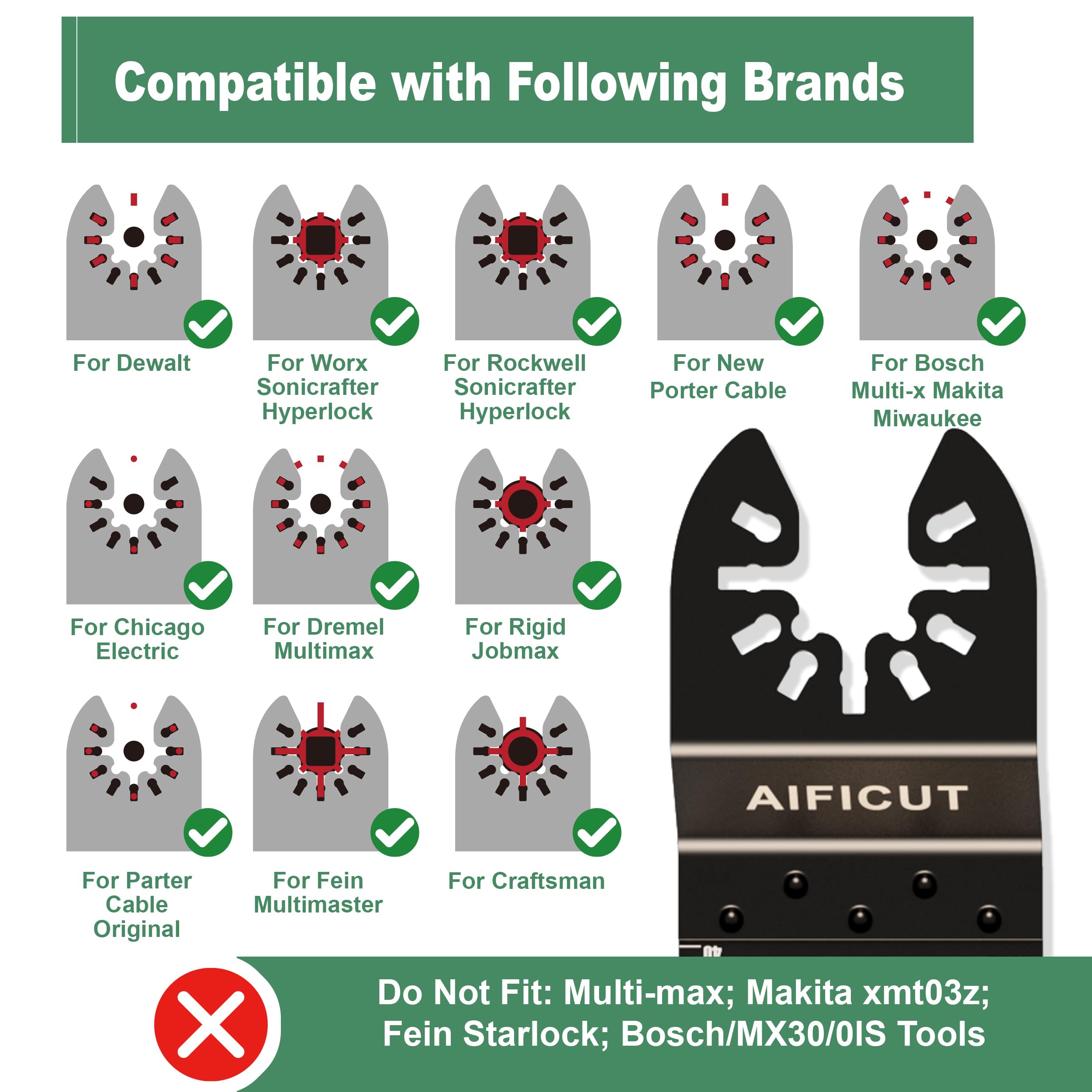 AIFICUT durable blades in packaging for long-lasting performance