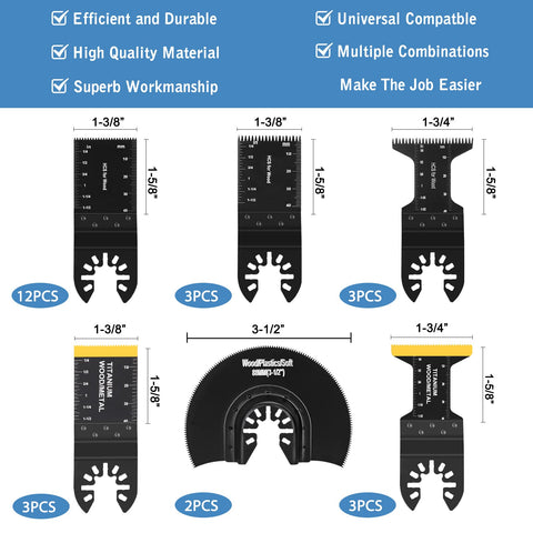 AIFICUT titanium-coated blade edges enabling smooth metal and wood cuts.