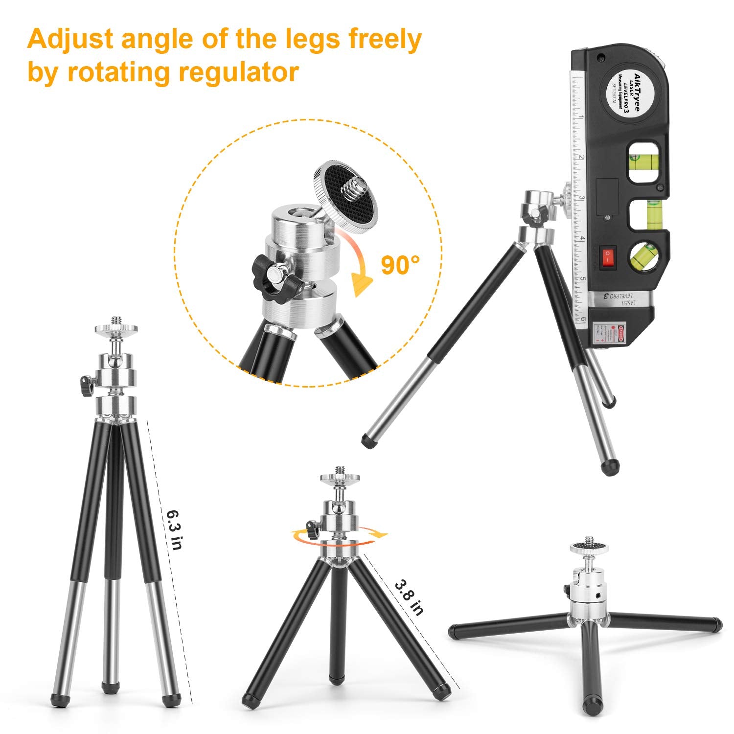 AikTryee laser level tool horizontal line mode guiding straight installations