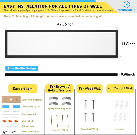 AIKVSXER ideal for kitchens, garages, and laundry rooms with bright output