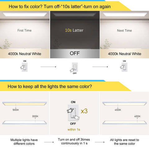 AIKVSXER ultra-thin 0.98-inch design blends with ceilings.