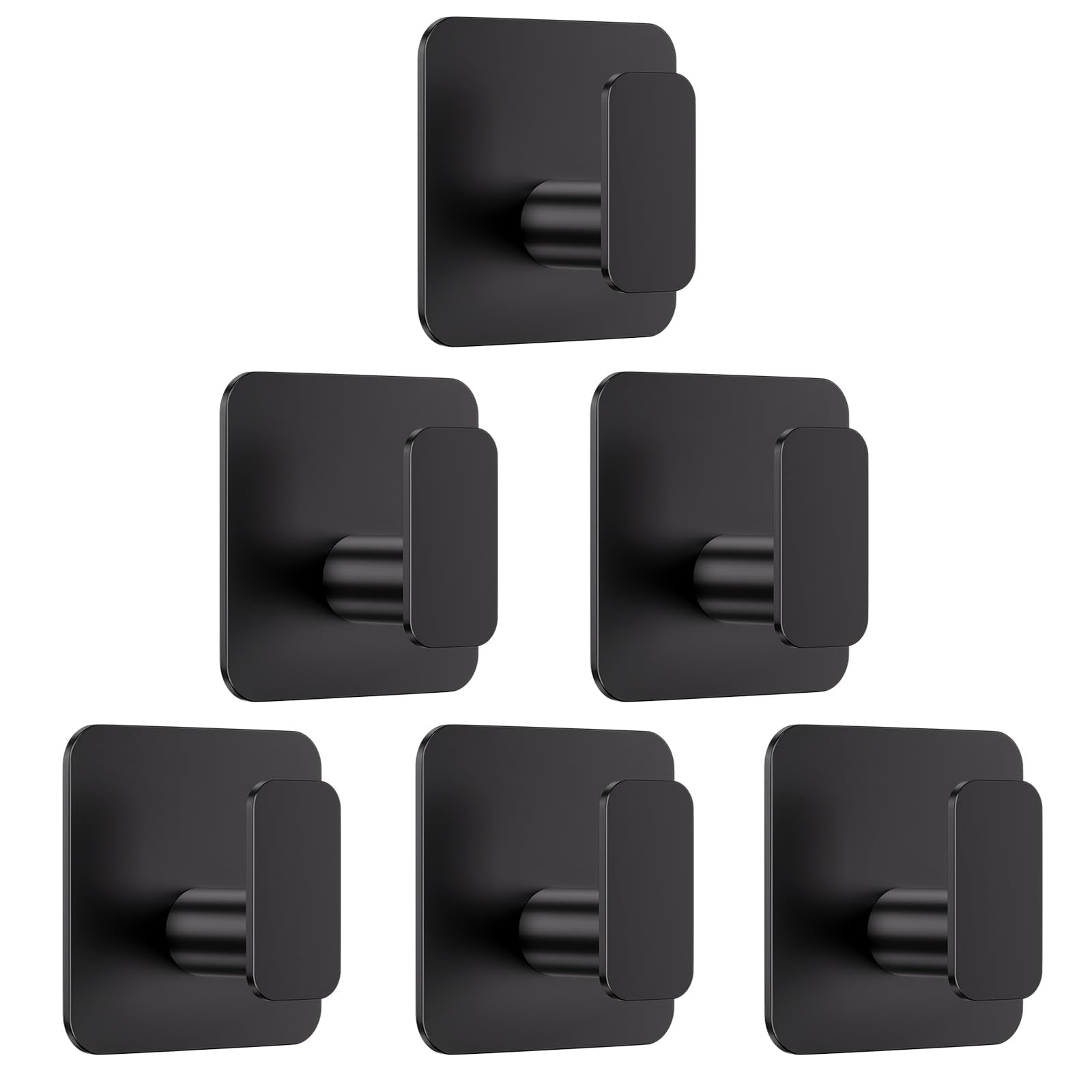 Aikzik heavy-duty adhesive hook for shower walls holds towels securely.