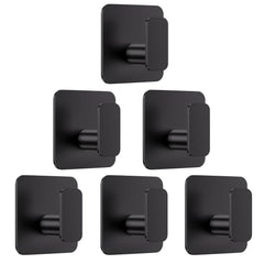Aikzik heavy-duty adhesive hook for shower walls holds towels securely.
