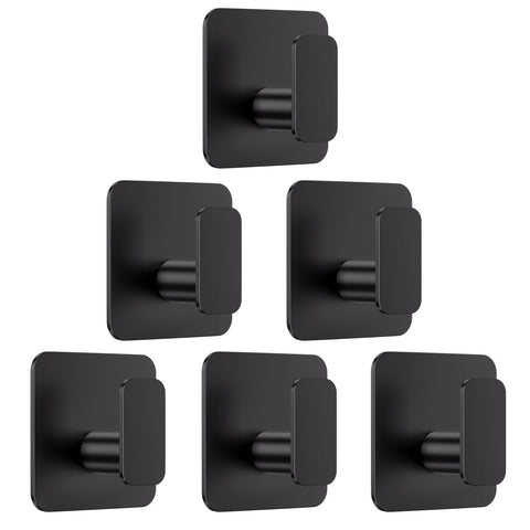 Aikzik heavy-duty adhesive hook for shower walls holds towels securely.