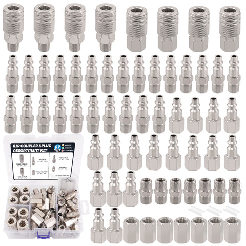 Ailbiuko 67pcs air coupler kit full set for versatile projects