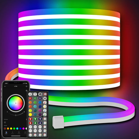 AILBTON neon rope lights with app control for easy scene setup