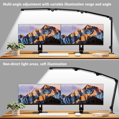 AILBTON sturdy clamp attaches securely to any desk surface